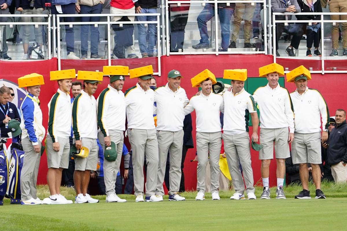 Team Europe win over US fans with CHEESEHEADS at the Ryder Cup