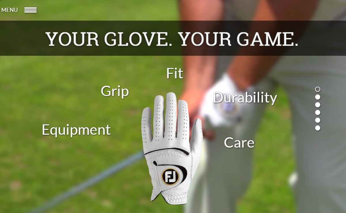 FootJoy's new microsite helping golfers find correct glove size
