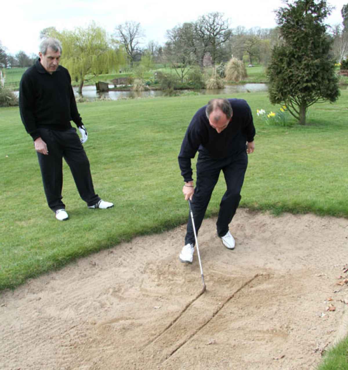 Short game golf tip No.3: Bunker flop shot