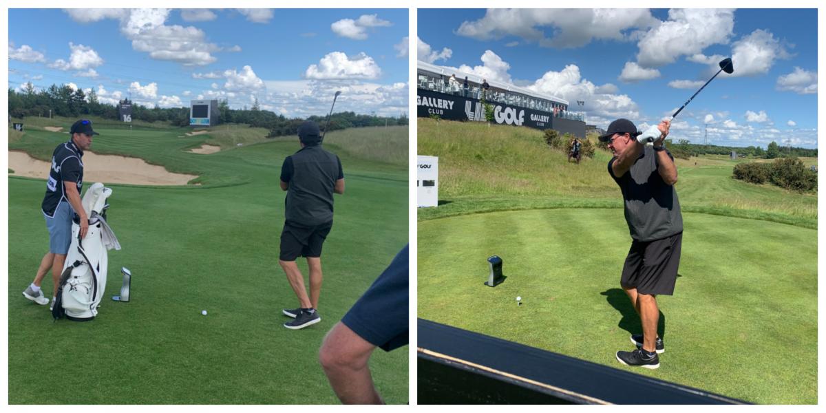 We walked the course at LIV Golf Series with Phil Mickelson