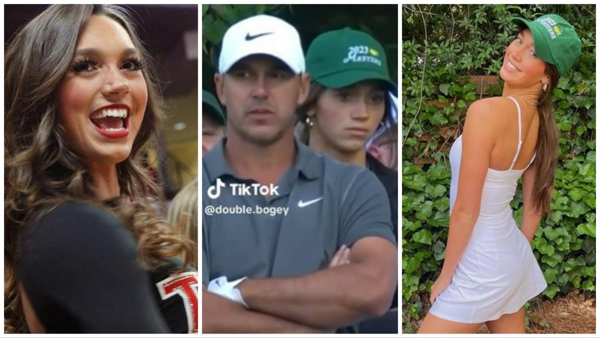 Masters girl shoots to viral fame as she waits for Patrick Cantlay to putt out
