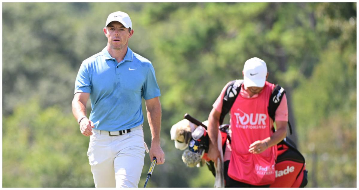Picture of Rory McIlroy's caddie prompts unanimous reaction from golf fans
