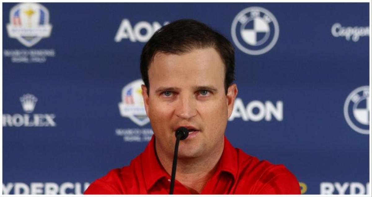 Zach Johnson reveals worst part of being US Ryder Cup captain