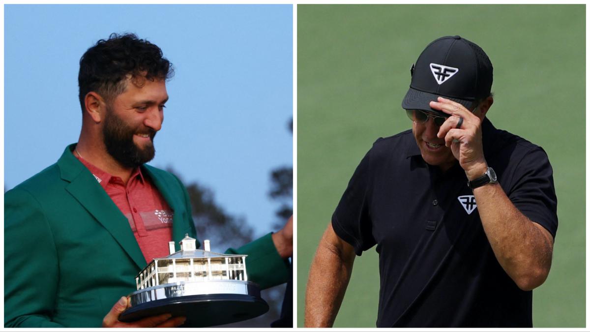 Jon Rahm says Phil Mickelson was almost "hiding" to congratulate him at Masters