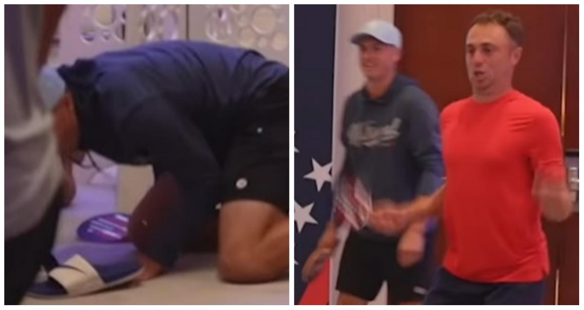 WATCH: Jordan Spieth's approach to ping pong is absolutely hilarious
