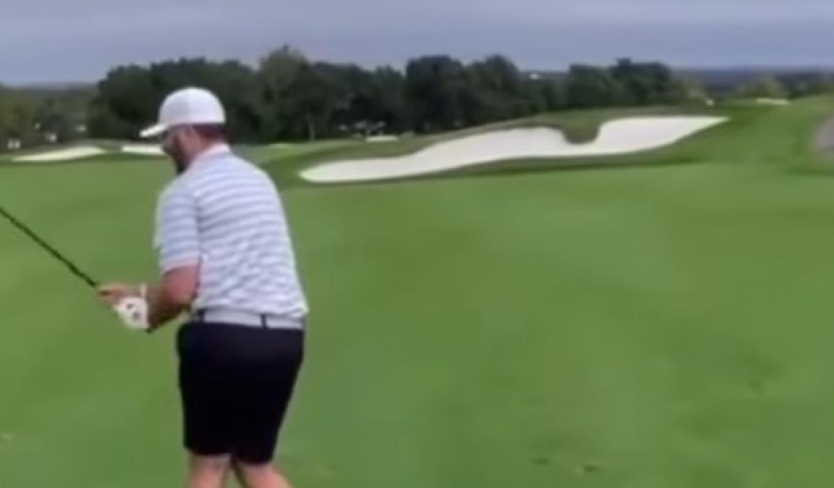 What is the GOLF RULE when you DEFLECT YOUR OWN GOLF SHOT?!