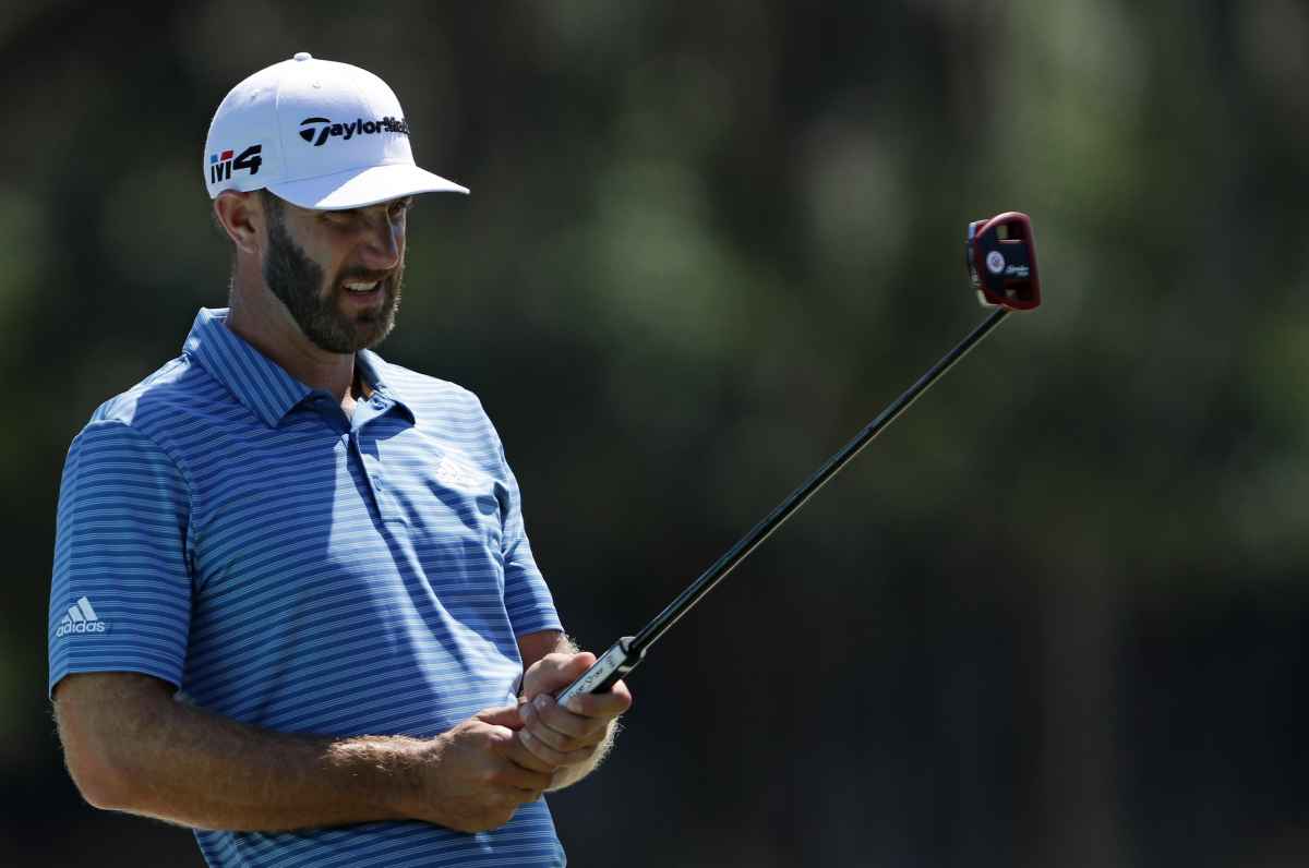 DJ puts new TaylorMade putter into bag at Players Championship