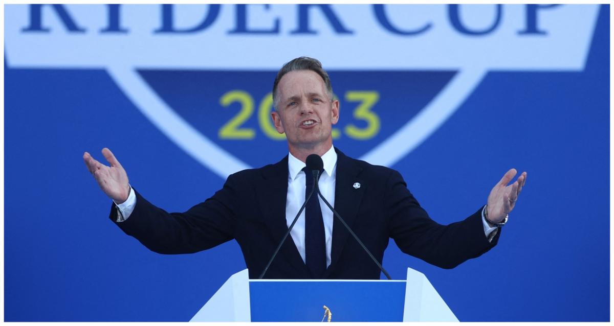 European Ryder Cup captain Luke Donald makes unsurprising announcement