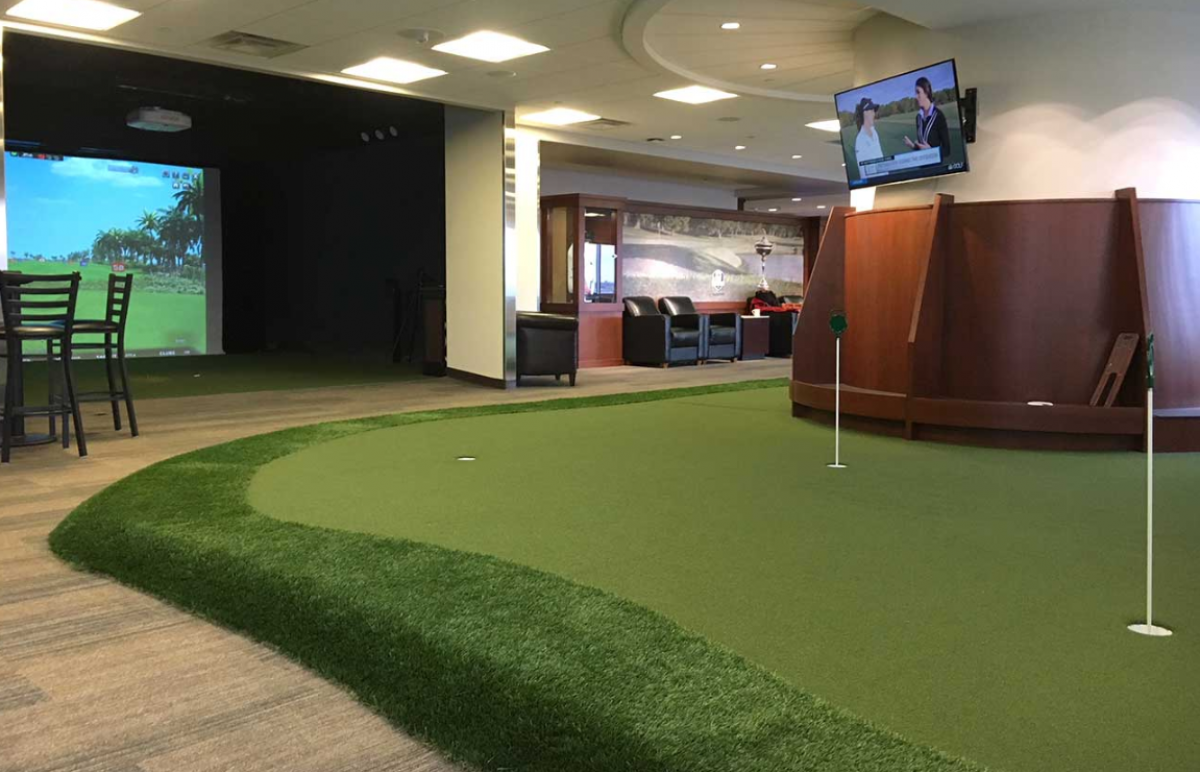 golfer&#039;s airport dream