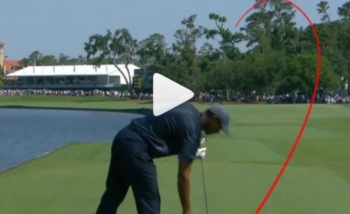 Tiger Woods stinger: The shot the world can&#039;t stop watching at The Players