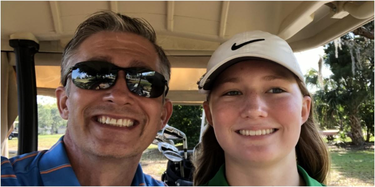 Teenager SAVES her father's life by performing emergency CPR on the golf course