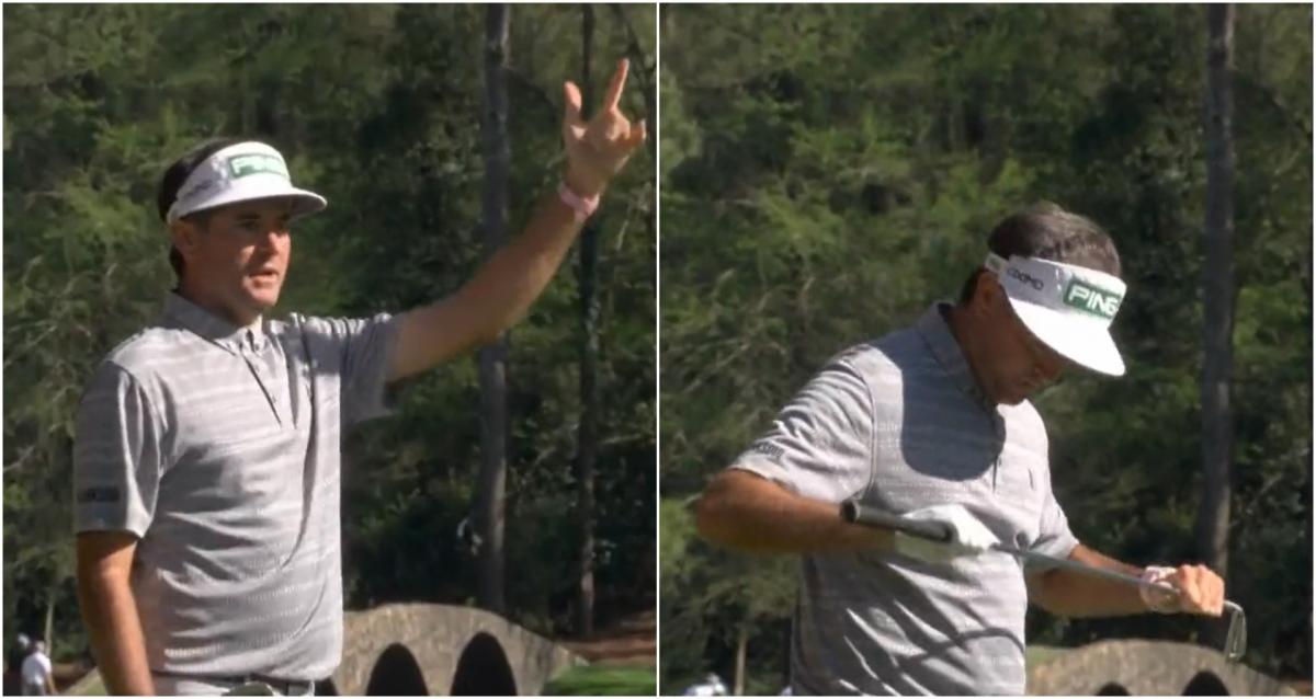 WATCH: Bubba Watson has an ALMIGHTY STROP with mud ball at The Masters!