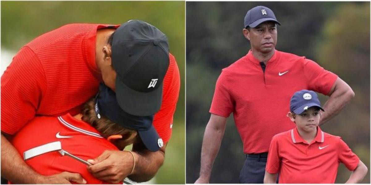 Tiger Woods &quot;didn&#039;t look right&quot; when he caddied for Charlie Woods
