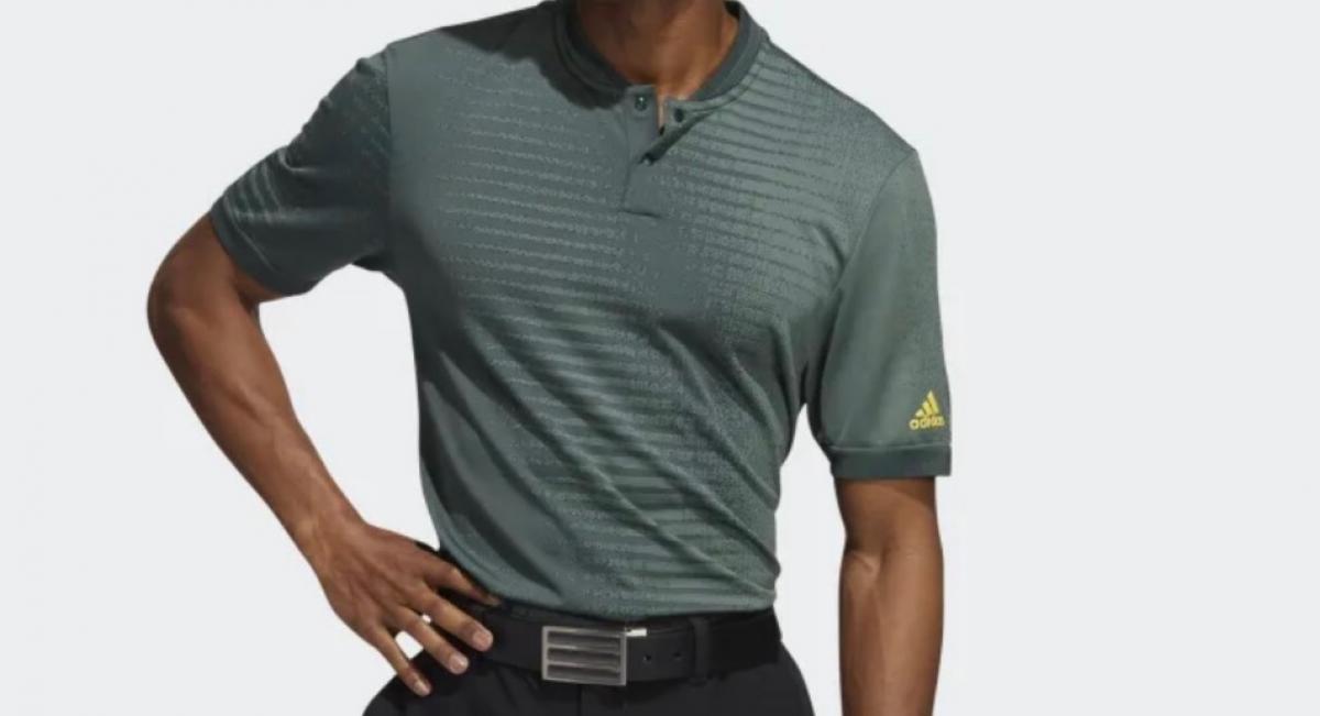 Collarless hotsell golf shirt