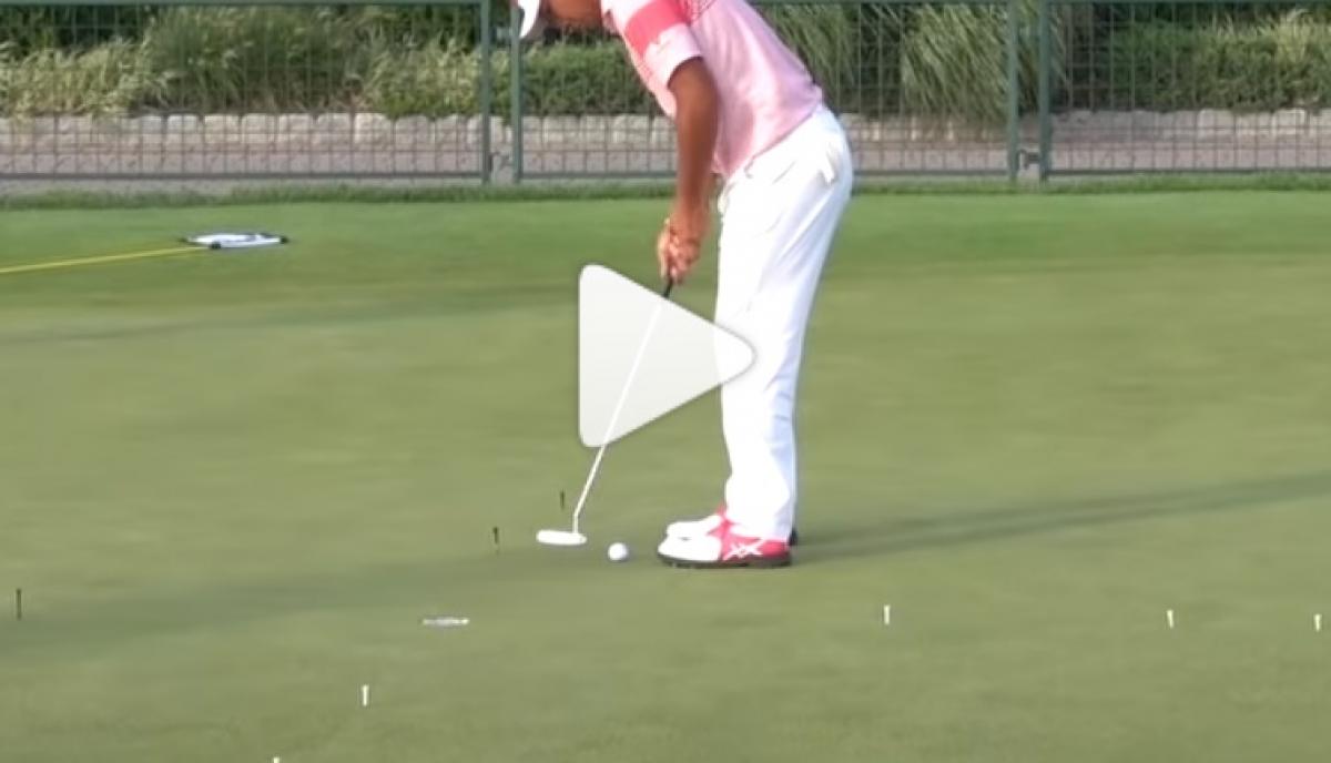 How long would it take YOU to complete this epic Hideki Matsuyama putting drill?