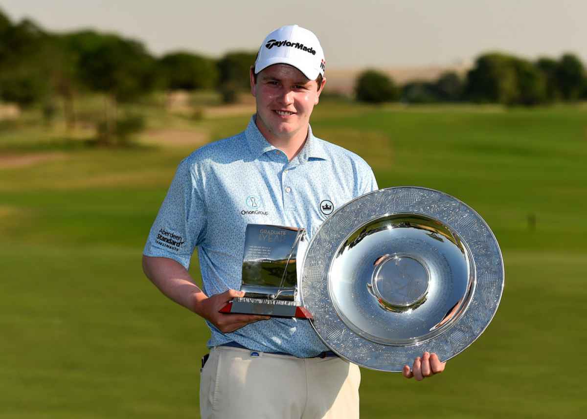 Robert MacIntyre pipped fellow TaylorMade players to the Rookie of the Year award.