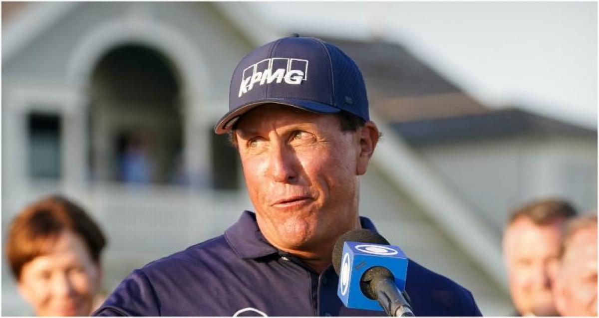 Phil Mickelson to young reporter: "Problem? Just throw the first punch"