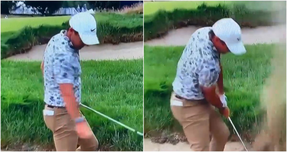 Rory McIlroy rages in bunker at US Open before making incredible par