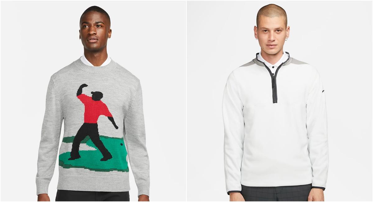 Nike Golf have GREAT golf jumpers inspired by Tiger Woods!