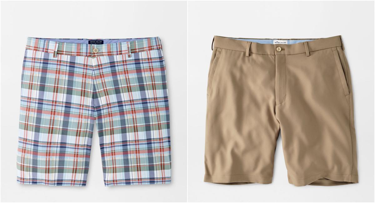 Prepare for the warm weather with these Peter Millar golf shorts!