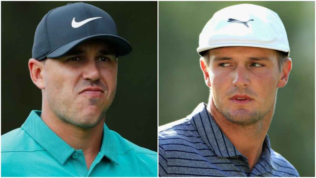Brooks Koepka and Bryson DeChambeau discuss slow play face to face