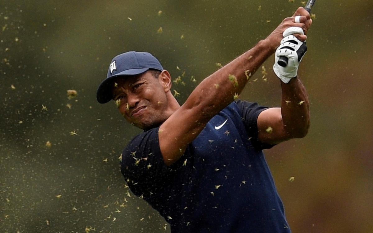 WATCH Tiger Woods and Charlie Woods hit balls on range ahead of PNC! GolfMagic