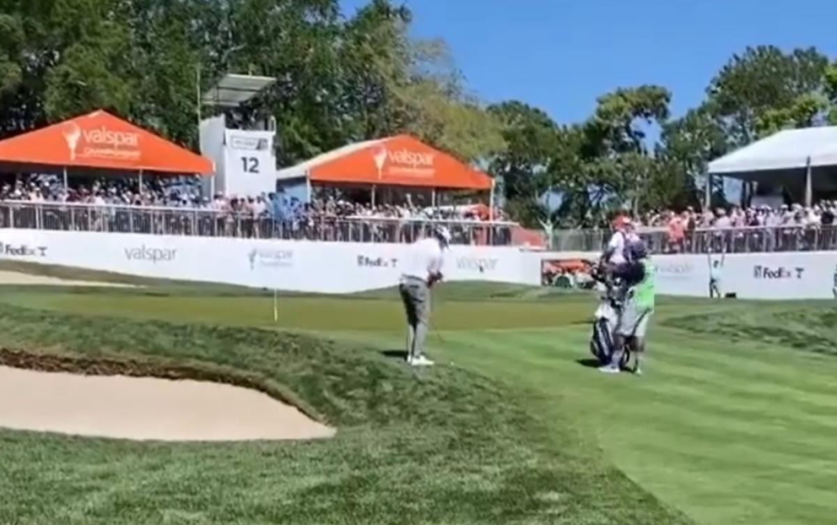 PGA Tour pro, caddie and fans fuming with unruly spectator at Valspar