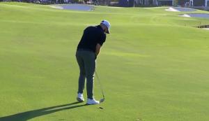 Tyrrell Hatton snapped his club on 14