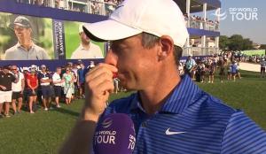 McIlroy was reduced to tears on the 18th green