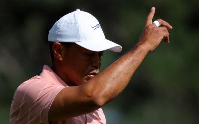 Tiger Woods is off to a solid start at The Masters
