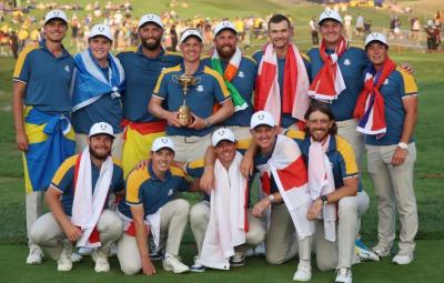 Aberg helped Europe win the 2023 Ryder Cup in Rome