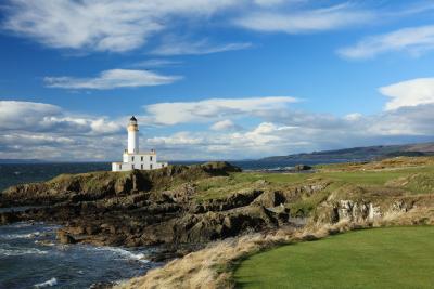 Turnberry’s iconic Lighthouse towers over the magnificent Ailsa course