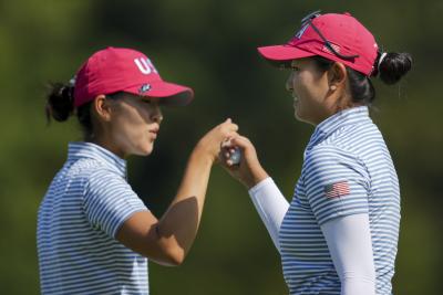 Team USA are in full command at the Solheim Cup