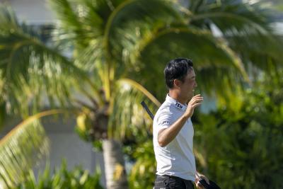 Golf fans react to Kevin Na's UNIQUE LOGO on his polo shirt