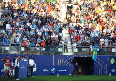 Report: Flag showing support for LIV's Henrik Stenson confiscated at Ryder Cup