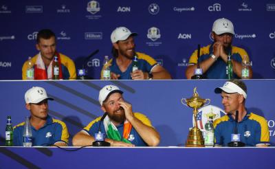 Team Europe in hilarious Ryder Cup press conference: "We proved them wrong!" 