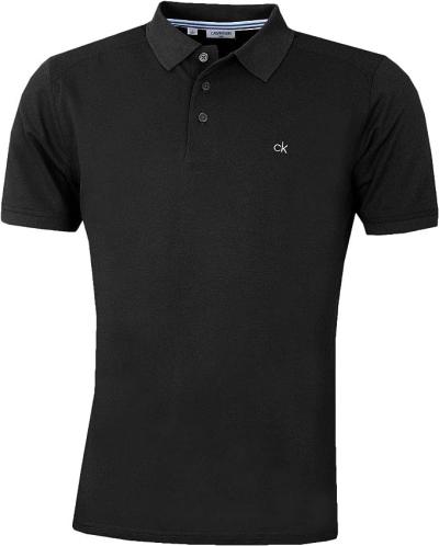 Calvin Klein 2023 Campus 3 Button Ribbed Collar Golf Polo Shirt
