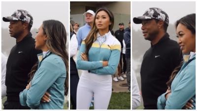 Golf media personality responds to Tiger Woods 'new girlfriend' claims