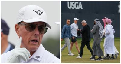 Phil Mickelson only offers 16 words on PGA Tour's LIV Golf deal before US Open