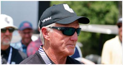 LIV Golf's Greg Norman had the most understated reaction to almost making an ace