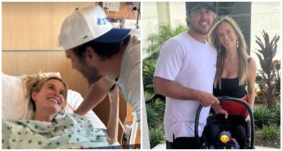 Brooks Koepka and Jena Sims confirm premature baby is finally home from NICU