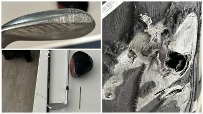 Tour pro FUMING after United Airlines DESTROY his golf bag en route to event