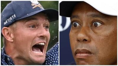 Bryson DeChambeau goes after Tiger Woods as he raises the stakes