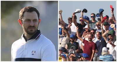 WATCH: European Ryder Cup fans goad Patrick Cantlay in a very simple way