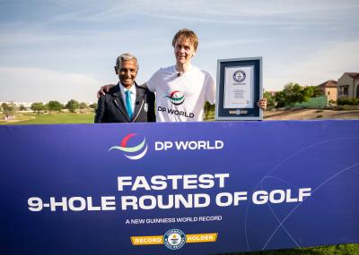 New Guinness world record set for fastest 9-hole round of golf