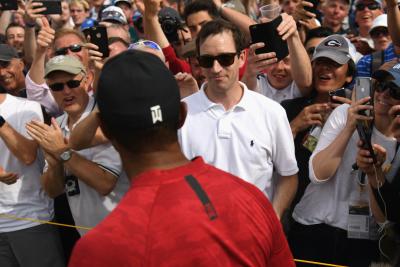 WATCH: Fan who was hit by Tiger Woods filmed entire incident