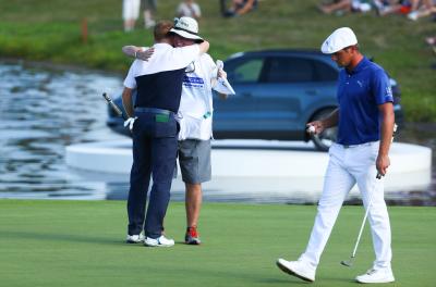 WATCH: DeChambeau shows huge lack of respect to McEvoy on 18th green