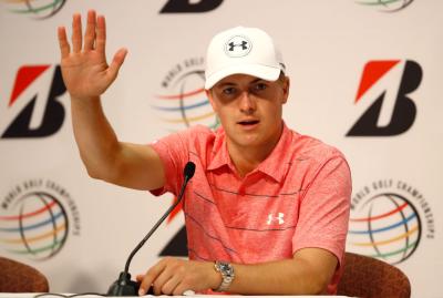 Jordan Spieth on Open drive at 13: "It was not 100 yards right"