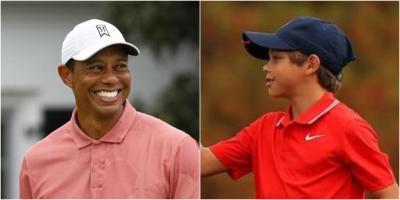 Tiger Woods interview: ICYMI, how Charlie gets HOT DOGS if he beats his father