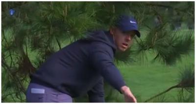 Rory McIlroy given two-shot penalty after taking illegal drop at Pebble Beach